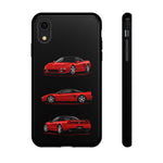 Red NSX Sports Car Phone Case Tough JDM 90s Classic Car Gift