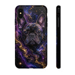 French Bulldog Galaxy Marble Art Tough Phone Case