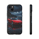 Red Sports Car NSX Phone Case | Rainy Night JDM Supercar Protection
