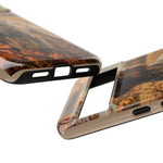 German Wirehaired Pointer Autumn Art Tough Phone Case