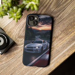 Skyline GT-R R34 White Nurburgring Speed Art Tough Phone Case