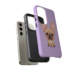 French Bulldog Bat Ears Kawaii Pet Dog Art Tough Phone Case