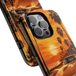 Orange Corvette C3 Stingray Sunset Palms Phone Case