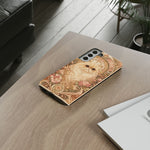 Persian Cat Floral Art Nouveau Tough Phone Case