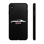 1970 Camaro Z28 White Silhouette Tough Phone Case Cover Gift