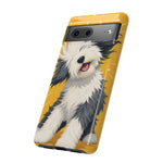 Sheepdog Hair Flip Phone Case Funny Dog Lover Gift