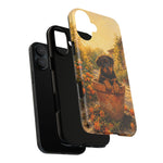 Rottweiler Puppy in Flower Pot Tough Case | Floral Dog Phone Cover