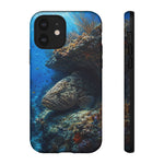 Grouper Reef Phone Case, Sunbeam Ledge Marine Art Tough Cover