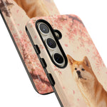 Akita Cherry Blossom Phone Case Sakura Dog Lover Gift