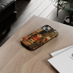 Corgi Royal Guard phone case | Cute British corgi soldier illustration