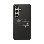 1970 Chevelle SS Black Half Front Tough Phone Case Cover Gift