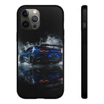Camaro ZL1 Phone Case, Blue Track Smoke Studio Cover