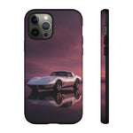 Soft White C3 Corvette Mauve Sky Phone Case