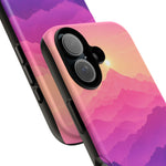 Pastel Mountain Haze Vaporwave Art Tough Phone Case
