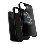 Tarpon Fishing Phone Case, Saltwater Portrait Black Cover, Gift