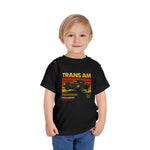 1976 Trans Am Toddler T-Shirt – Retro Black Muscle Car Racing Design