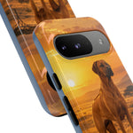 Rhodesian Ridgeback African Savanna Art Tough Phone Case