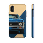 1970 Chevy Nova SS Marina Blue Tough Phone Case