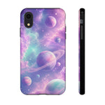 Pastel Galaxy Planet Vaporwave Art Tough Phone Case