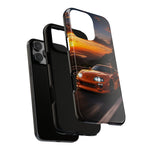 Supra MK4 Orange Touge Night JDM Speed Art Tough Phone Case