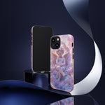 Cherub Cloud Throne Phone Case, Pastel Marble 3D Render Cover