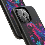 Neon Parrot Cocktails phone case | Tough Cases