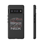 NSX Dual View Black Red JDM Sports Car Tough Phone Case Gift
