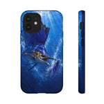 Sailfish Phone Case, Deep Sea Fishing Strike Tough Cover for Men