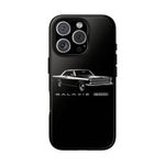 Vintage Galaxie 500 Phone Case | Classic Car Illustration, Black