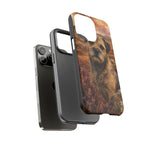 Border Terrier Earthy Watercolor Art Tough Phone Case