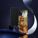 Cocker Spaniel Picnic Scene phone case | vintage dog art