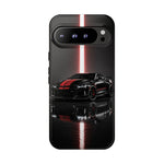 Camaro ZL1 Phone Case, Black Red Racing Stripe Studio Cover, Gift