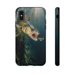 Walleye Jig Strike Phone Case Freshwater Fishing Gift for Anglers