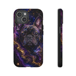 French Bulldog Galaxy Marble Art Tough Phone Case