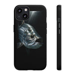Tarpon Fishing Phone Case, Saltwater Portrait Black Cover, Gift