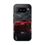 Charger Hellcat Widebody Red Rain Art Phone Case