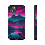 2 Rounds Canada Retina Artwork Vaporwave Phone Case – Landscape Aesthetic