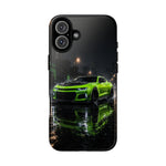 Camaro ZL1 Neon Green Muscle Car phone case | Tough Cover