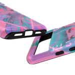 Neon Cyber Geisha phone case | Tough Case