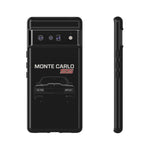 1986 Monte Carlo SS Black Front View Tough Phone Case Cover