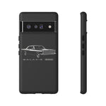 Vintage Galaxie 500 Phone Case | Classic Car Illustration, Black