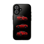 Red 370Z Sports Coupe Tough Phone Case for JDM Enthusiasts