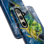 Mahi Mahi Phone Case, Saltwater Fishing Strike Tough Cover for Men