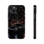 370Z City Prowl Tough Phone Case Black Sports Car at Night