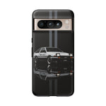 AE86 Phone Case, White 85 JDM Drift Icon Stripe Studio Cover