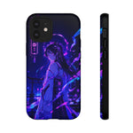 Neon Shrine Maiden phone case | Tough Case, anime vaporwave