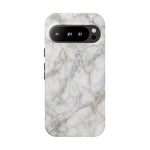 White Marble Pattern Phone Case | Tough Cover