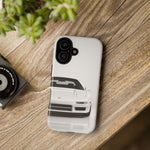 White NSX Phone Case, Retro 90s JDM Supercar Cover, Gift for Car Lovers