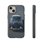 1969 Camaro SS Black Overhead Tough Phone Case Cover Gift Art
