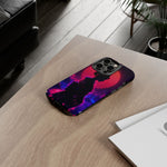 Neon Geisha Silhouette Phone Case | Tough Cover